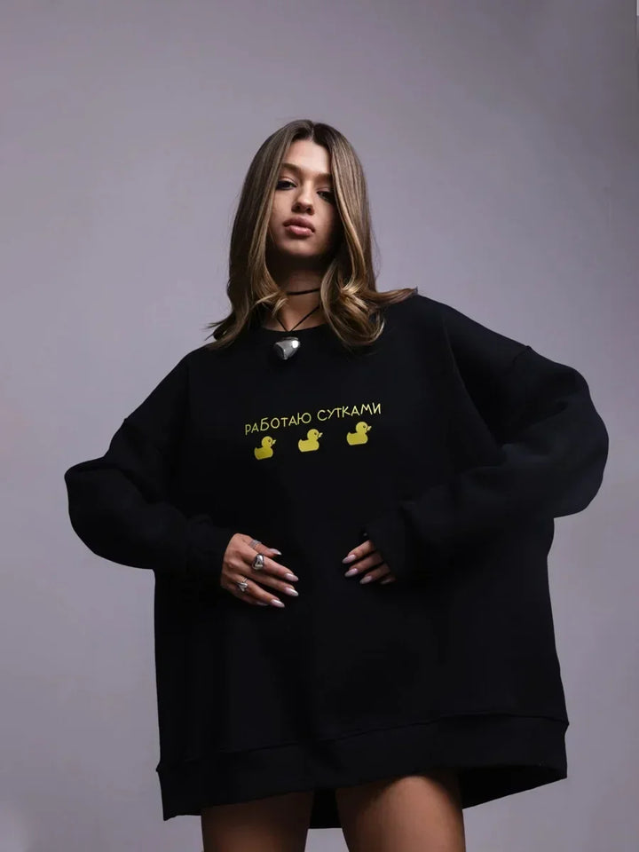 Stilla | Damepullover Varm og Oversized