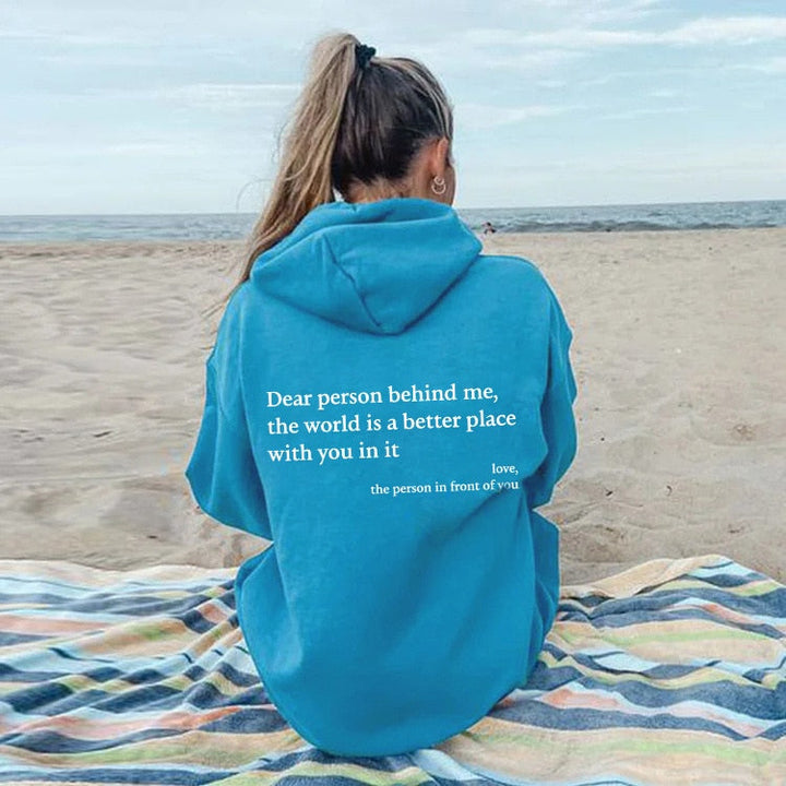 Stilla | Angel Kær Person Bag Mig Unisex Hoodie [sidste Dag Rabat]