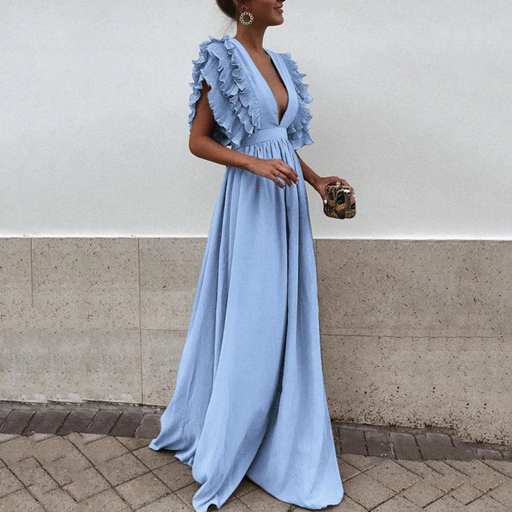 Stilla | Elegante Kjole Med Flæseærmer