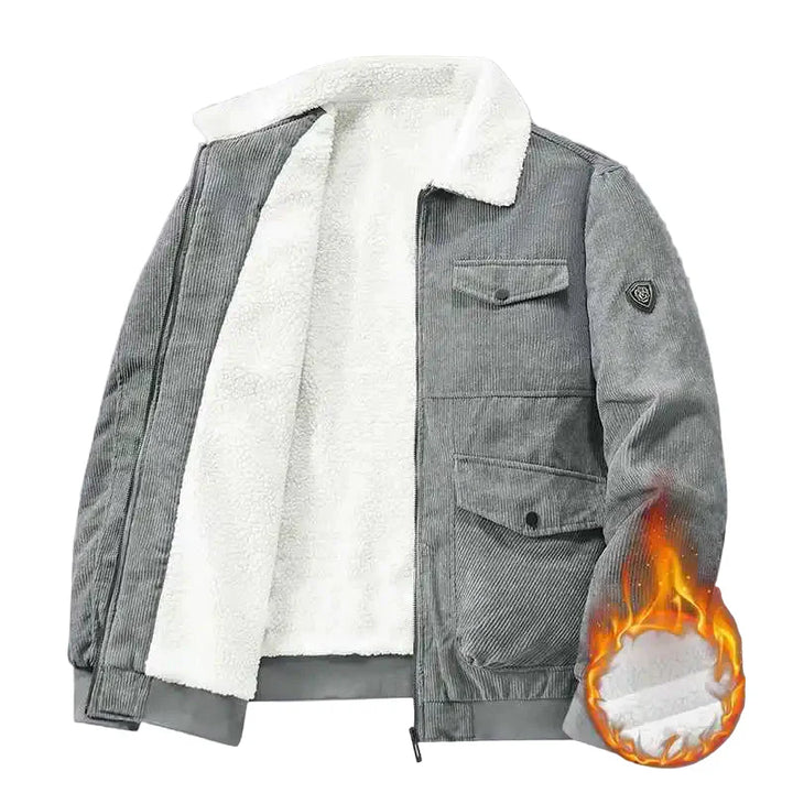 Stilla | Vinterjakke med Fleece-For - Mode Fritidsjakke til Kolde Dage