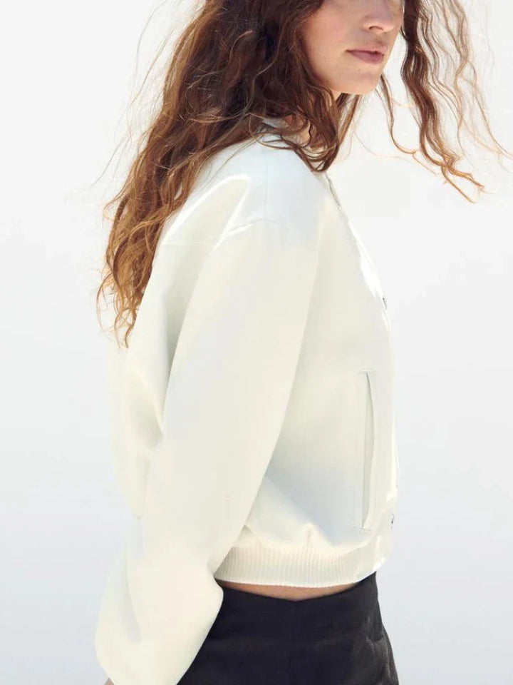 Stilla | Bomber med trykte metalknapper
