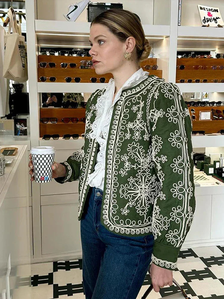 Stilla | Retro Boho-Kortjakke