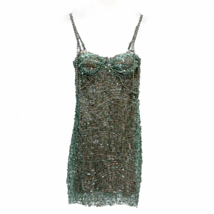 Stilla | Pynte Grøn Bustier Kjole