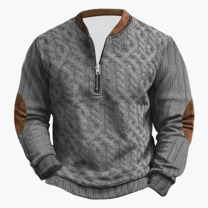 Stilla | Udendørs Fritidspullover med Ståkrave og Lynlås - Stilfuld Langærmet Sweater til Hverdag og Eventyr