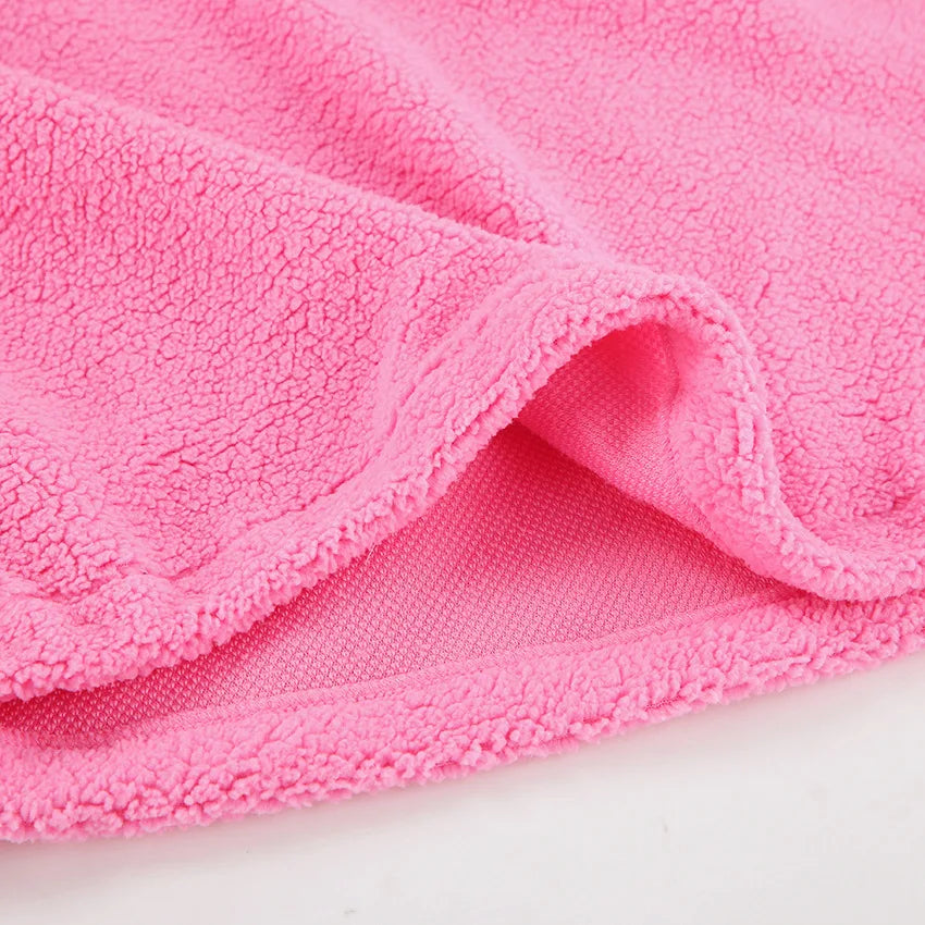 Stilla | Pink Trøje Lavet Af Strikket Lammefleece