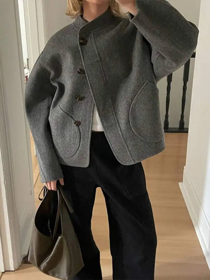 Stilla | Overdimensioneret peacoat