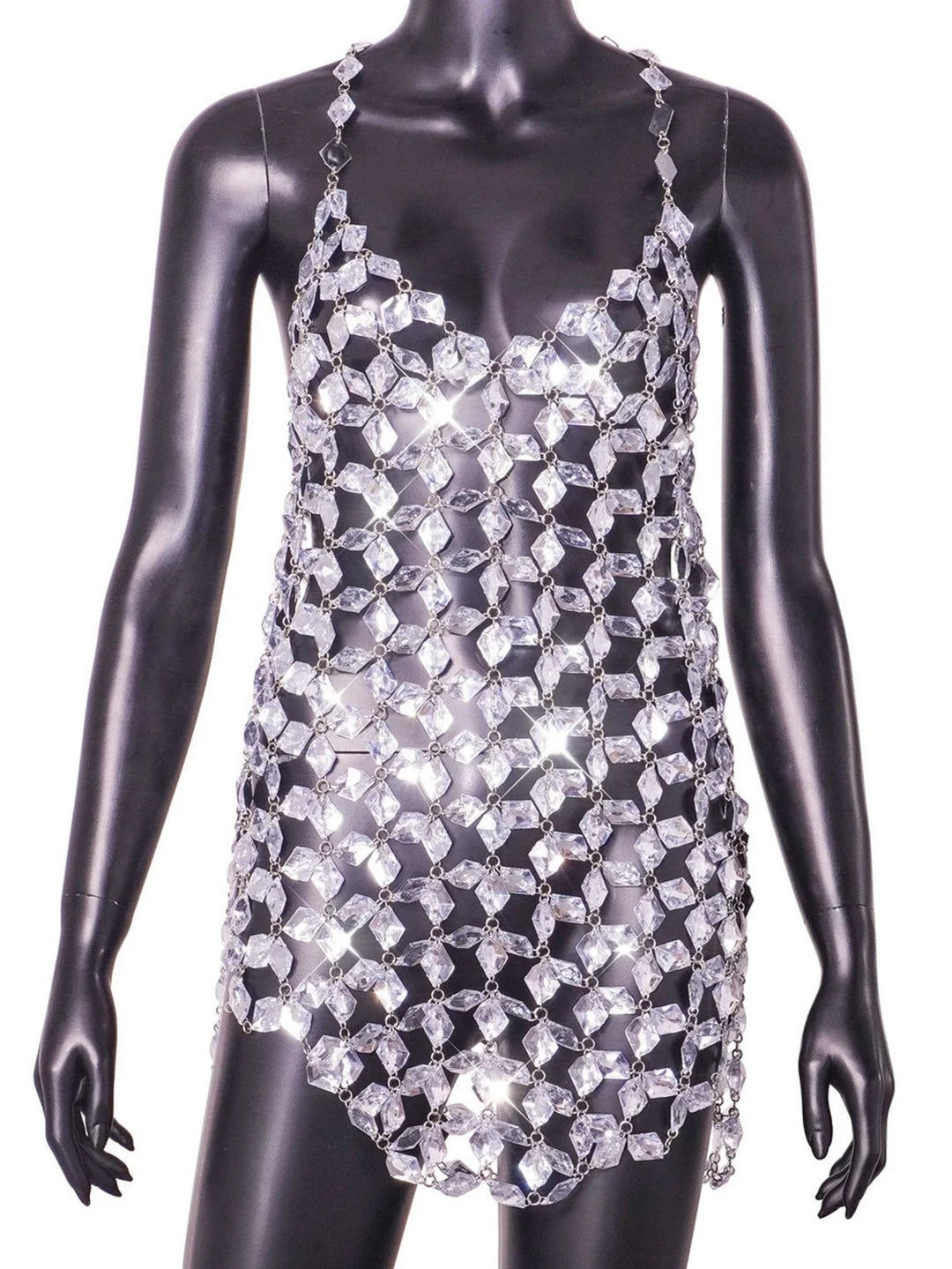 Stilla | Rhinestone Hollow Out Kjole
