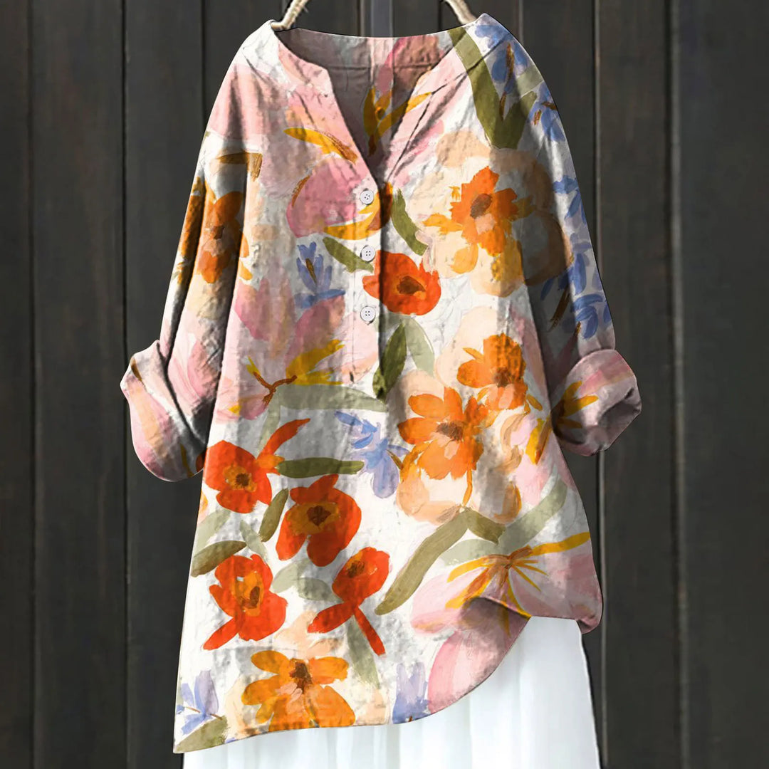 Stilla | Afslappet blomstret bluse