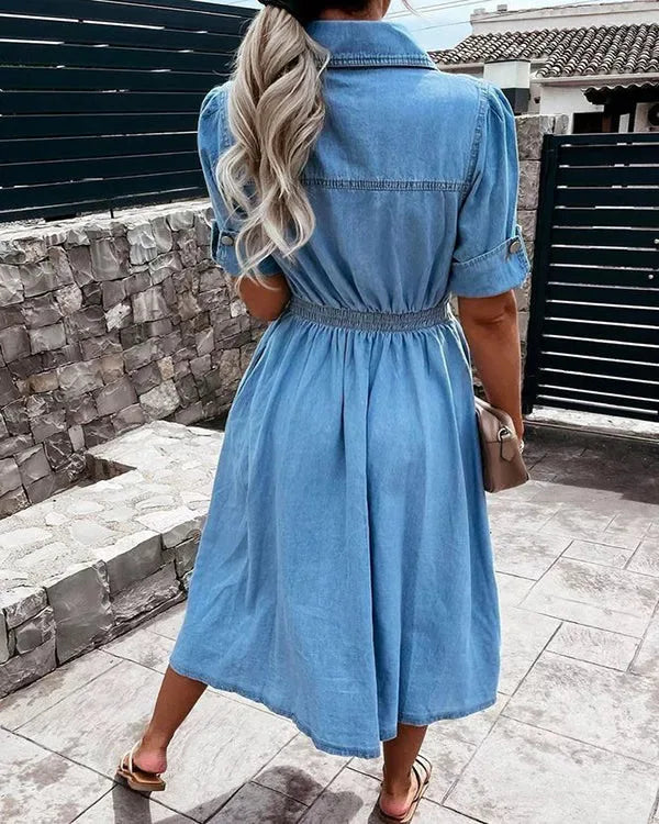 Stilla | Trendy Denim Kjole