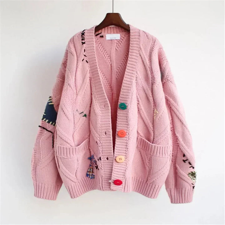 Stilla | Bestikset Patchwork Strikjakke