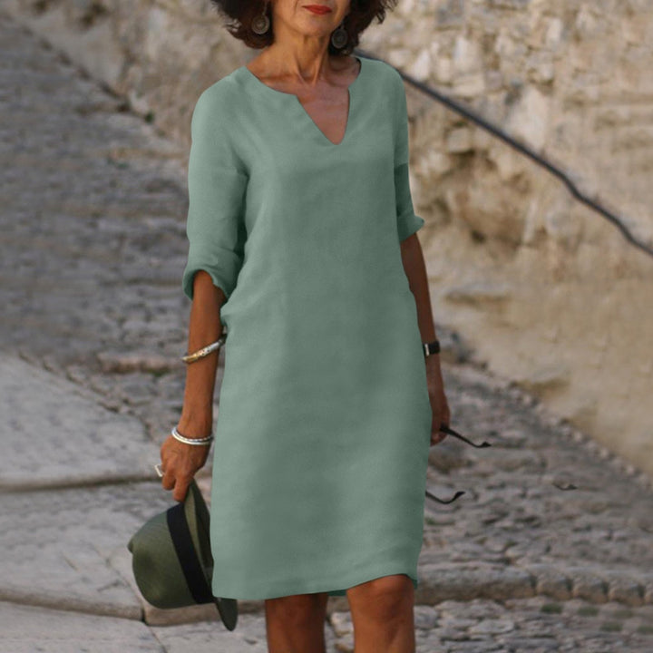Stilla | Tidlessdække V-hals Kjole