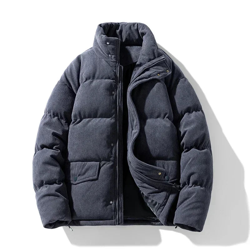 Stilla | Trendy Vinter-Exklusiv Cord-Steppjakke til Mænd