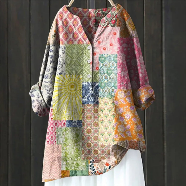 Stilla | Afslappet blomstret bluse