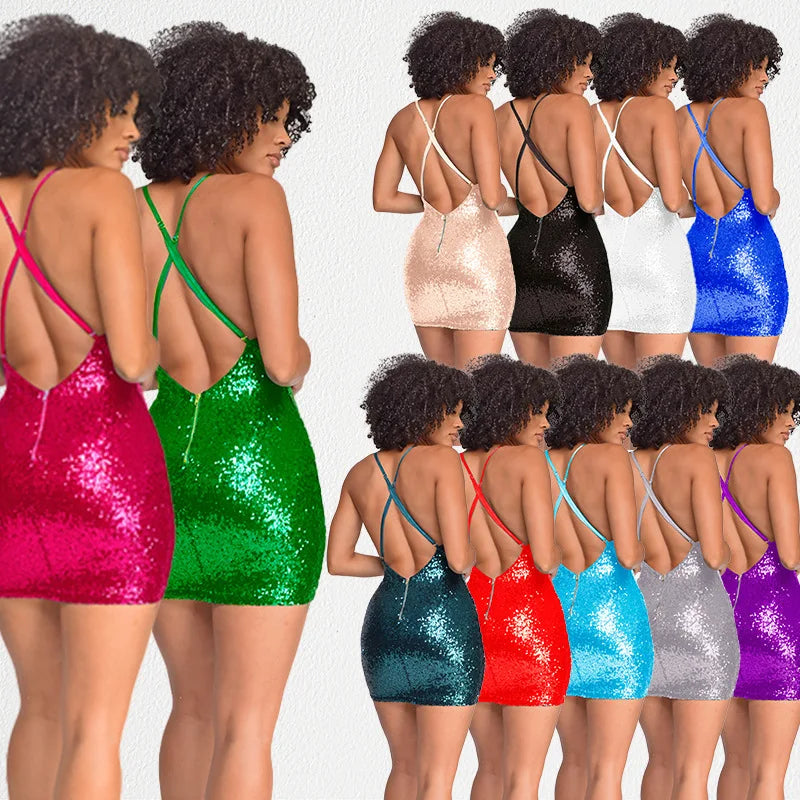 Stilla | Paillet Bodycon Kjole