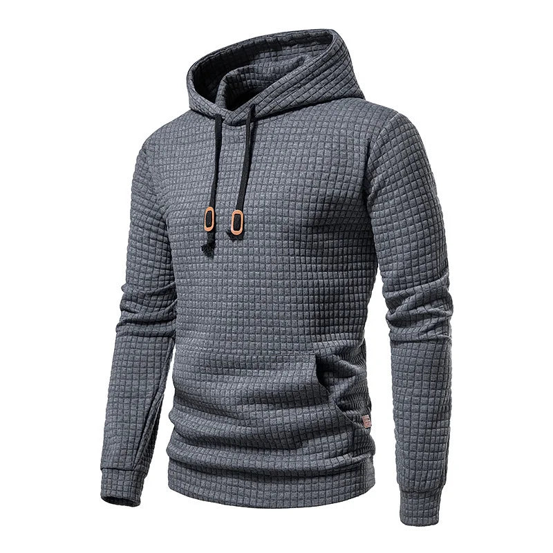 Stilla | Herre Hættetrøje - Sommer Hoodie til Mænd med Struktur & Stil