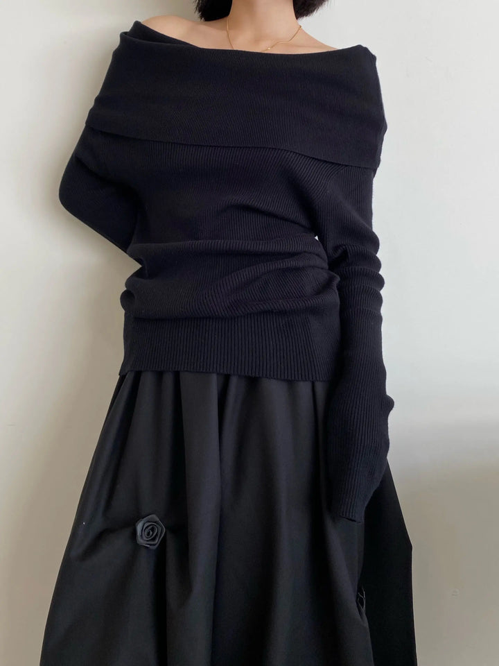 Stilla | Pullover med skulderfri ærmer til damer