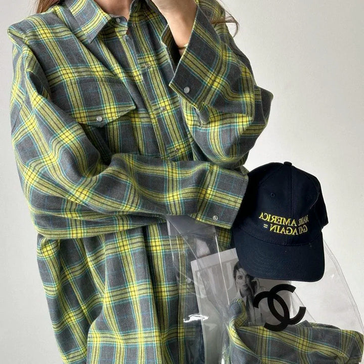 Stilla | Vintage Bluse Med Lange Ærmer Til kvinder