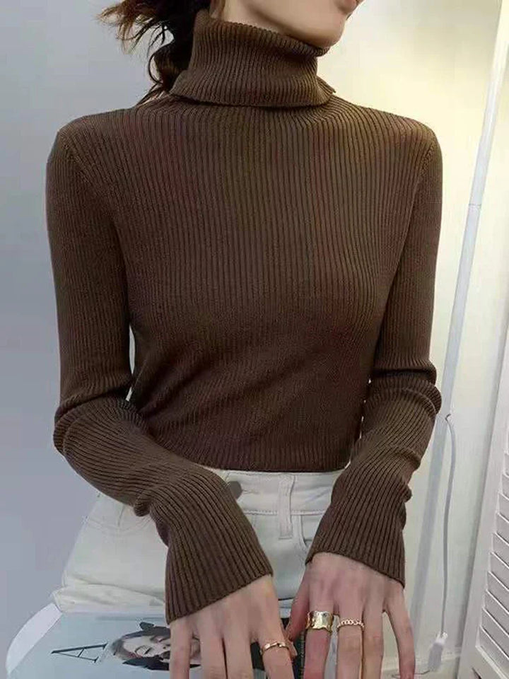 Stilla | Margareta Rullekrave-strikpullover