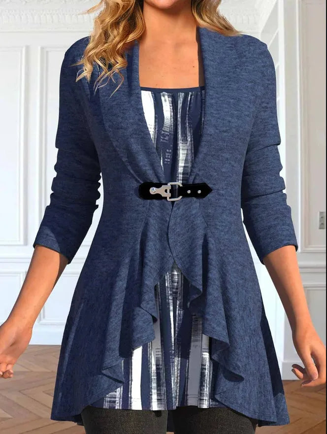 Stilla | Casual Bluse Med Volanger