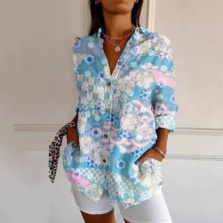 Stilla | Trykt Trendbluse til Damer