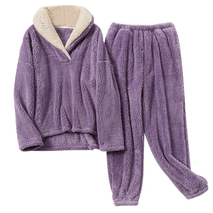 Stilla | Dame Fleece Natpyjamas Sæt