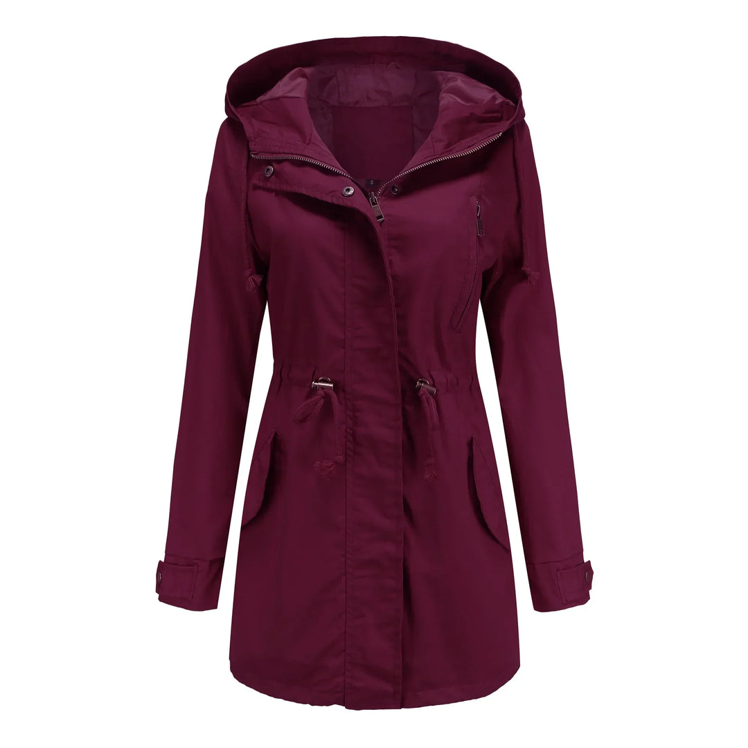 Stilla | Trenchcoat med hætte