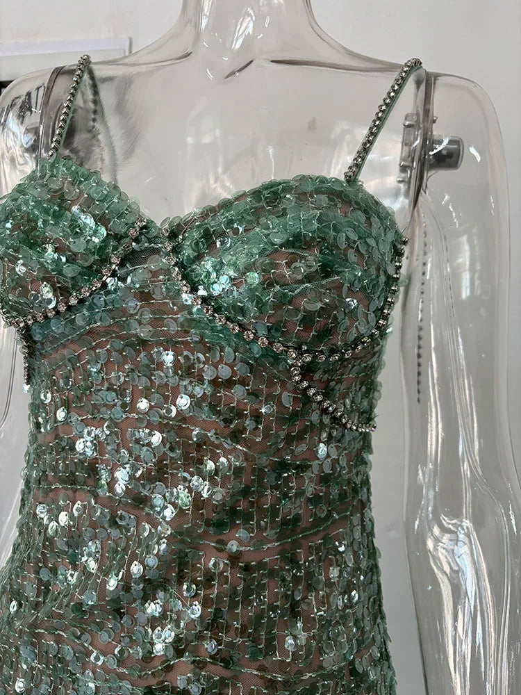 Stilla | Pynte Grøn Bustier Kjole
