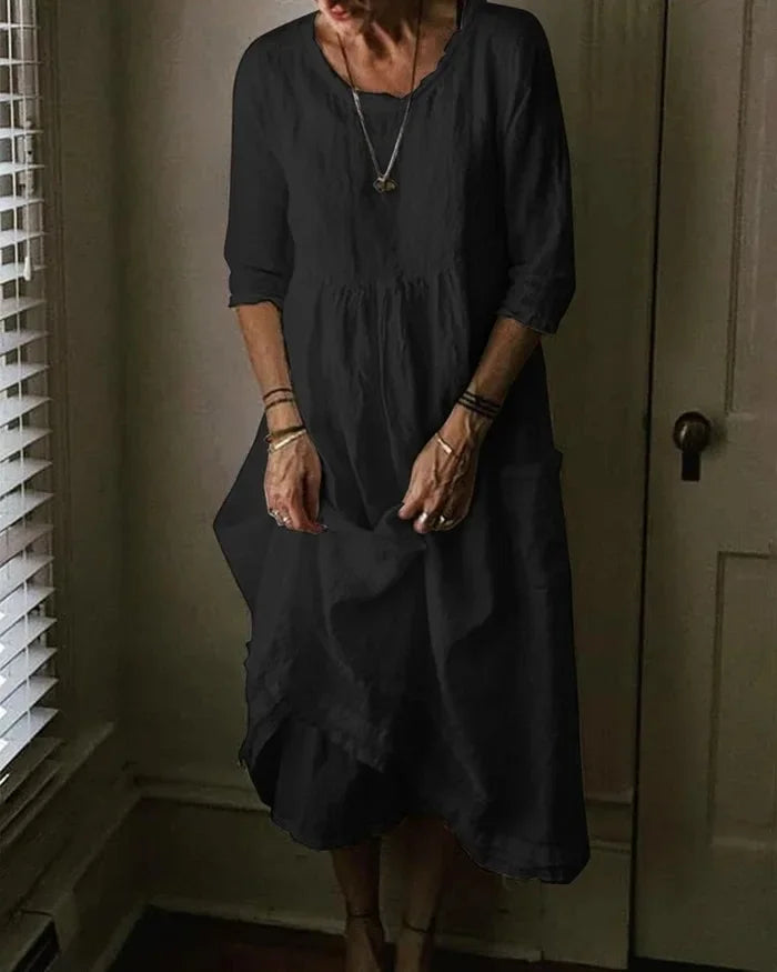 Stilla | Oversized Kjole Til Damer I Linned Og Bomuld
