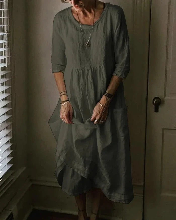 Stilla | Oversized Kjole Til Damer I Linned Og Bomuld