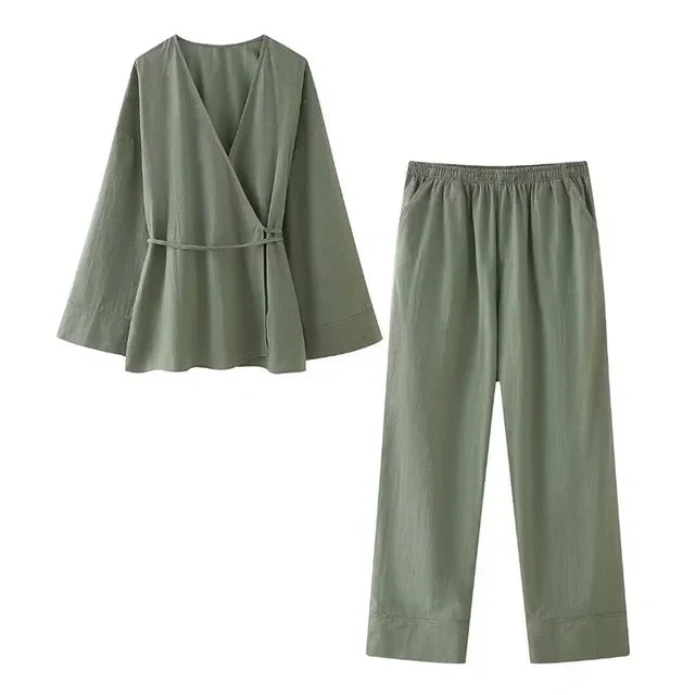 Stilla | Elegante Loose Fit Wrap Set