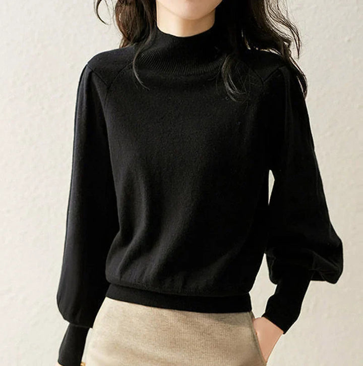 Stilla | Elegant Striktop Med Puffærmer