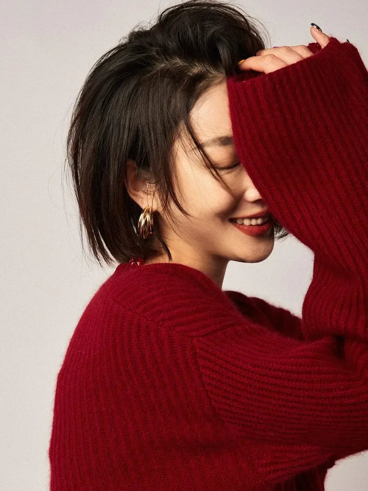Stilla | Fin strikpullover Elegant