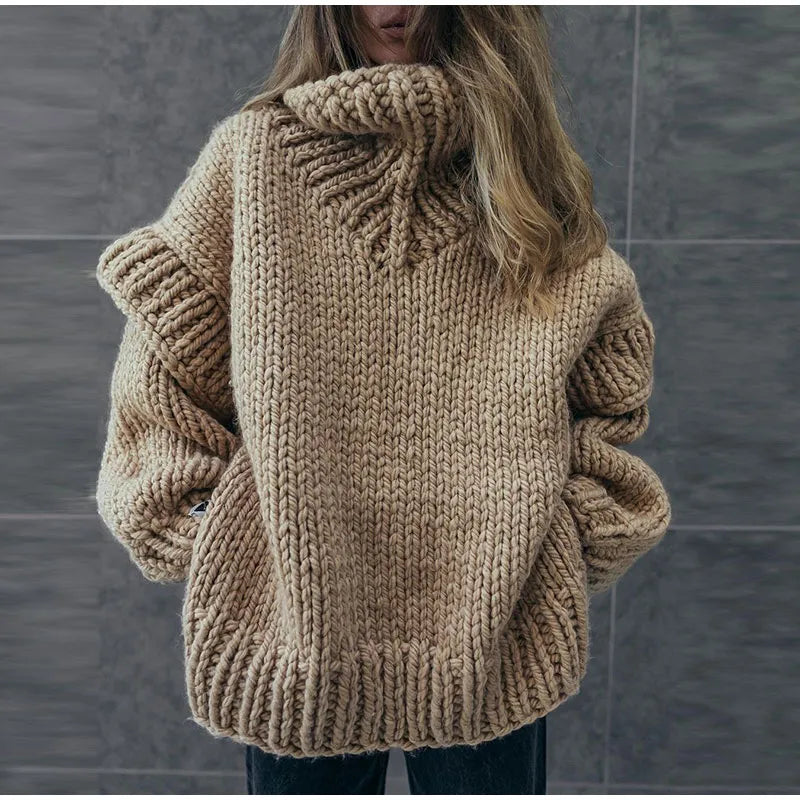 Stilla | Oversized Turtleneck sweater med lange ærmer