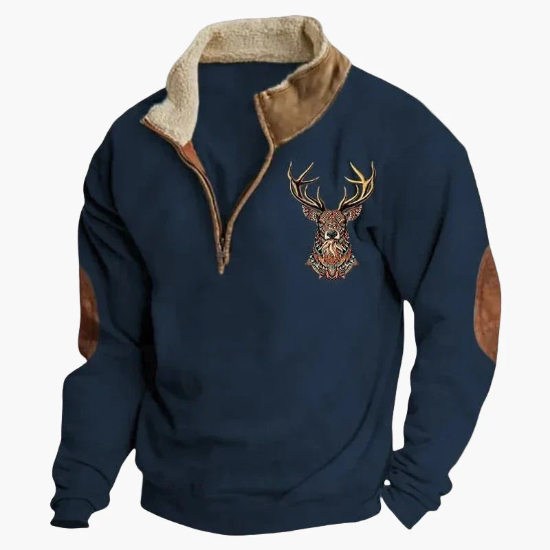 Stilla | Wild West Vintage Pullover - Stilfuld Fritids-Sweater med Western-Charme