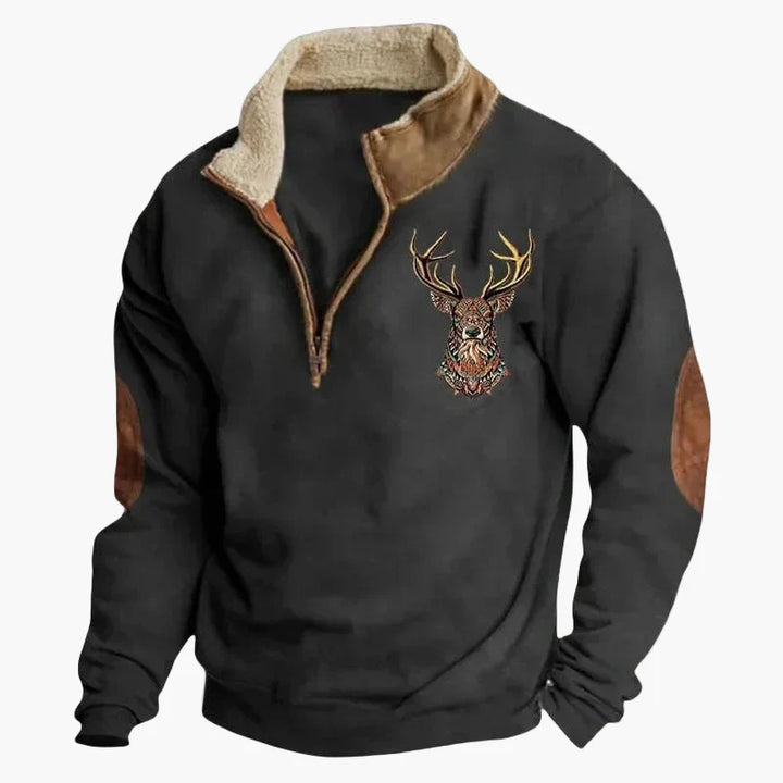 Stilla | Wild West Vintage Pullover - Stilfuld Fritids-Sweater med Western-Charme