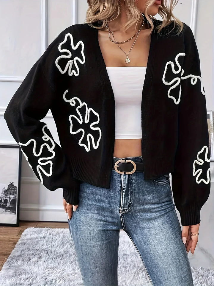 Stilla | Casual blomster mønster cardigan