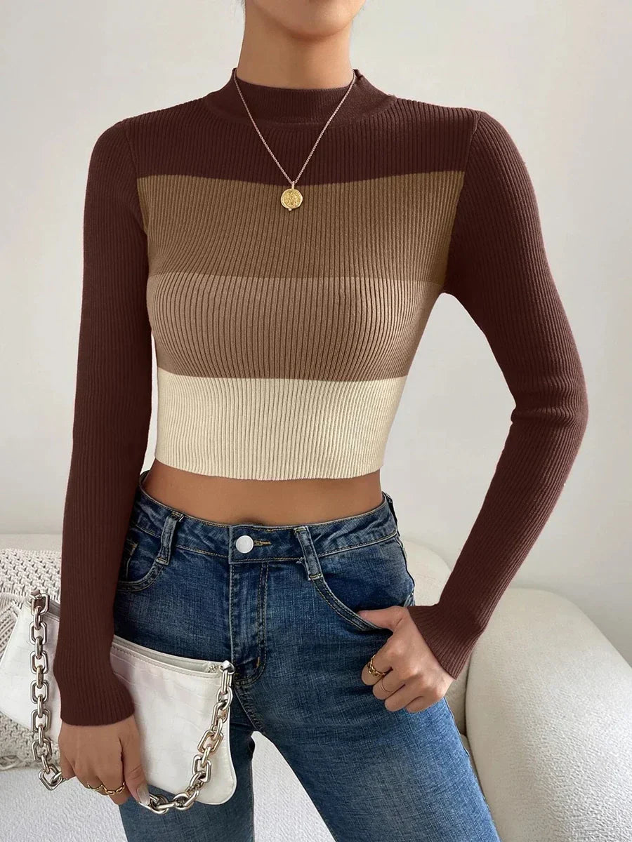 Stilla | Blød rullekrave sweater Look