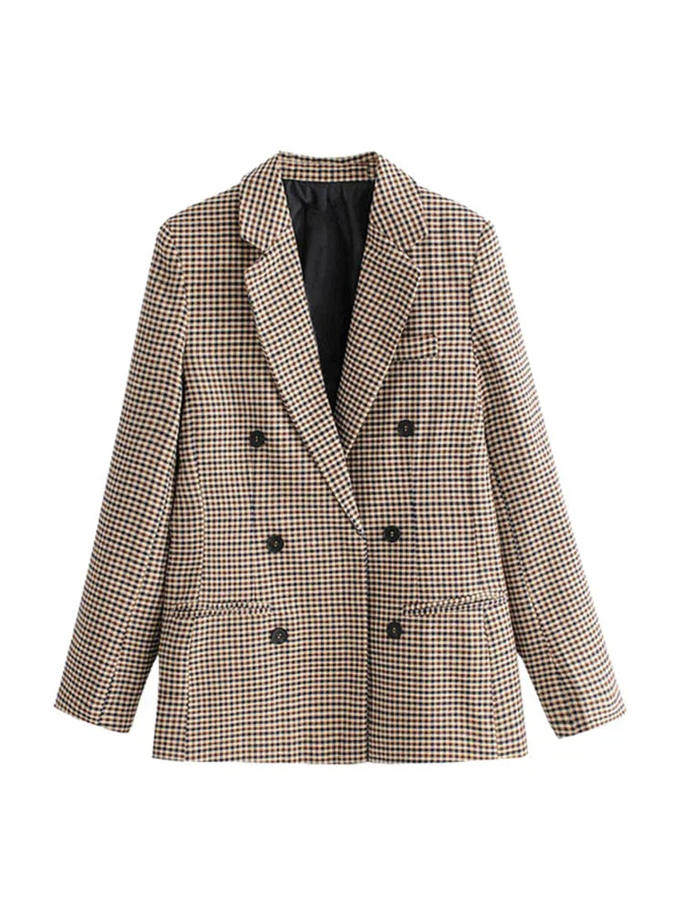 Stilla | Årgang Stil Tjekket Blazer