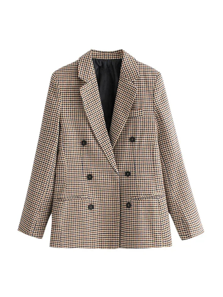Stilla | Årgang Stil Tjekket Blazer