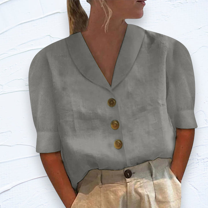 Stilla | Bomulds og Linned T-shirt