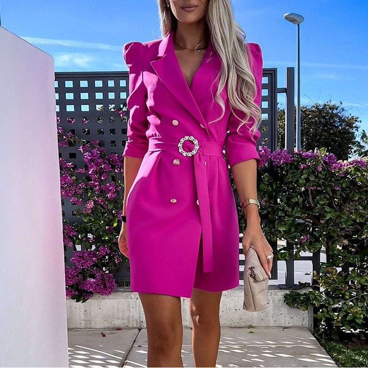 Stilla | Blazer Kjole Med Bälte