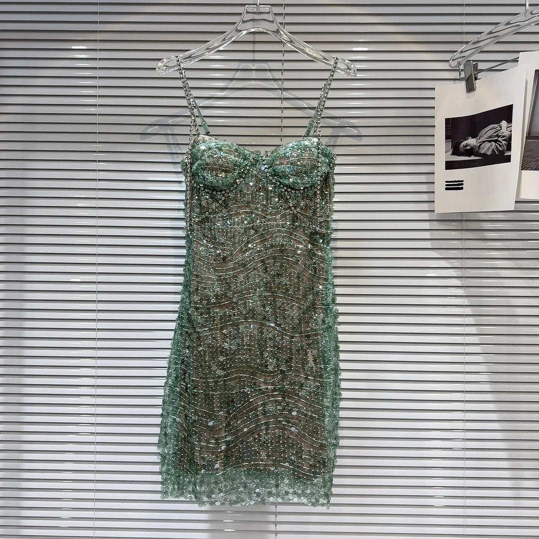 Stilla | Pynte Grøn Bustier Kjole