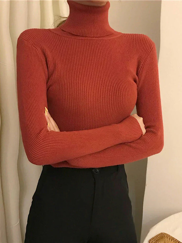 Stilla | Margareta Rullekrave-strikpullover