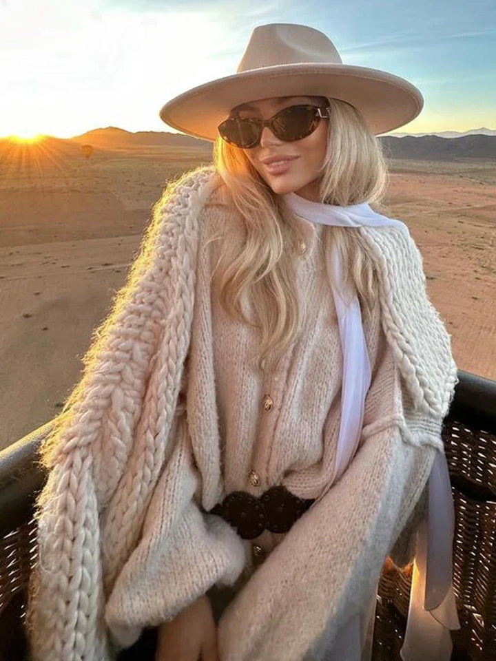 Stilla | Strikjakke med behageligt bærekomfort
