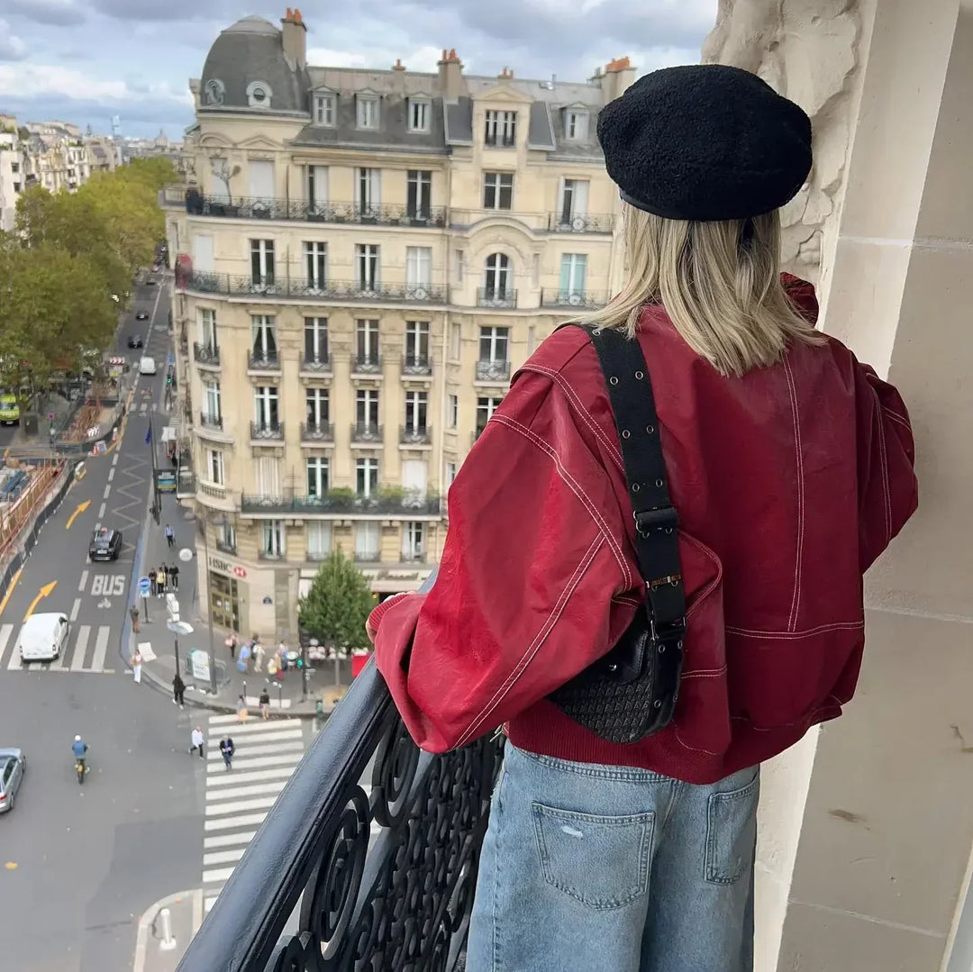 Stilla | Klassisk læderjakke til enhver lejlighed