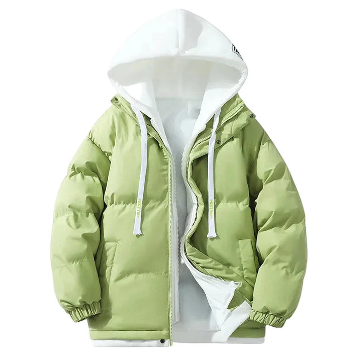 Stilla | Vinter Dunjakke med Hætte - Modetrendy Streetwear-Puffer til Hverdag & Udendørs