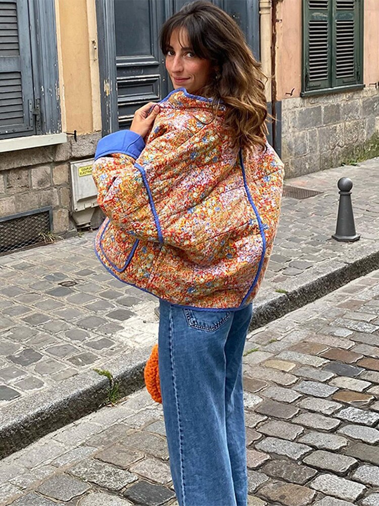 Stilla | Varm Streetwear Jakke Af Bomuld Med Lange Ærmer