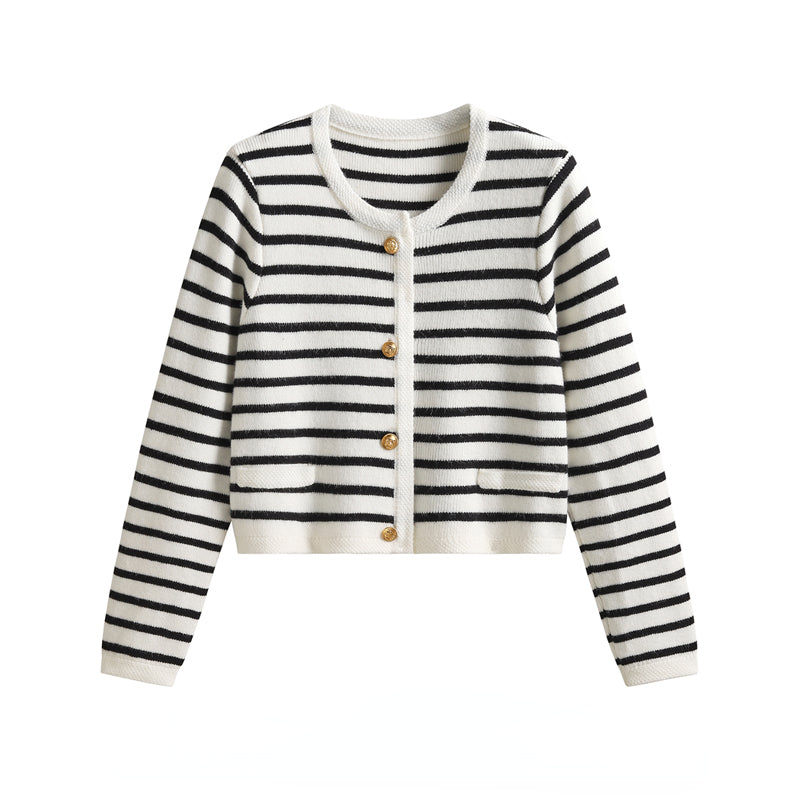 Stilla | Stribet Pullover klassisk