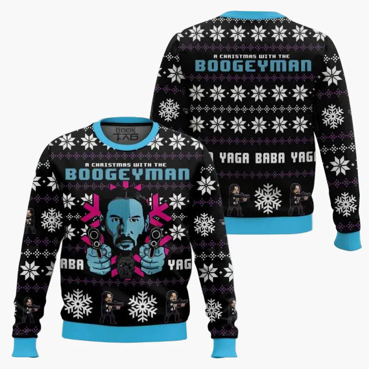 Stilla | Grim Jultrøje - Sjov "Wick-Mas" Pullover til Fans, Jul, Fest