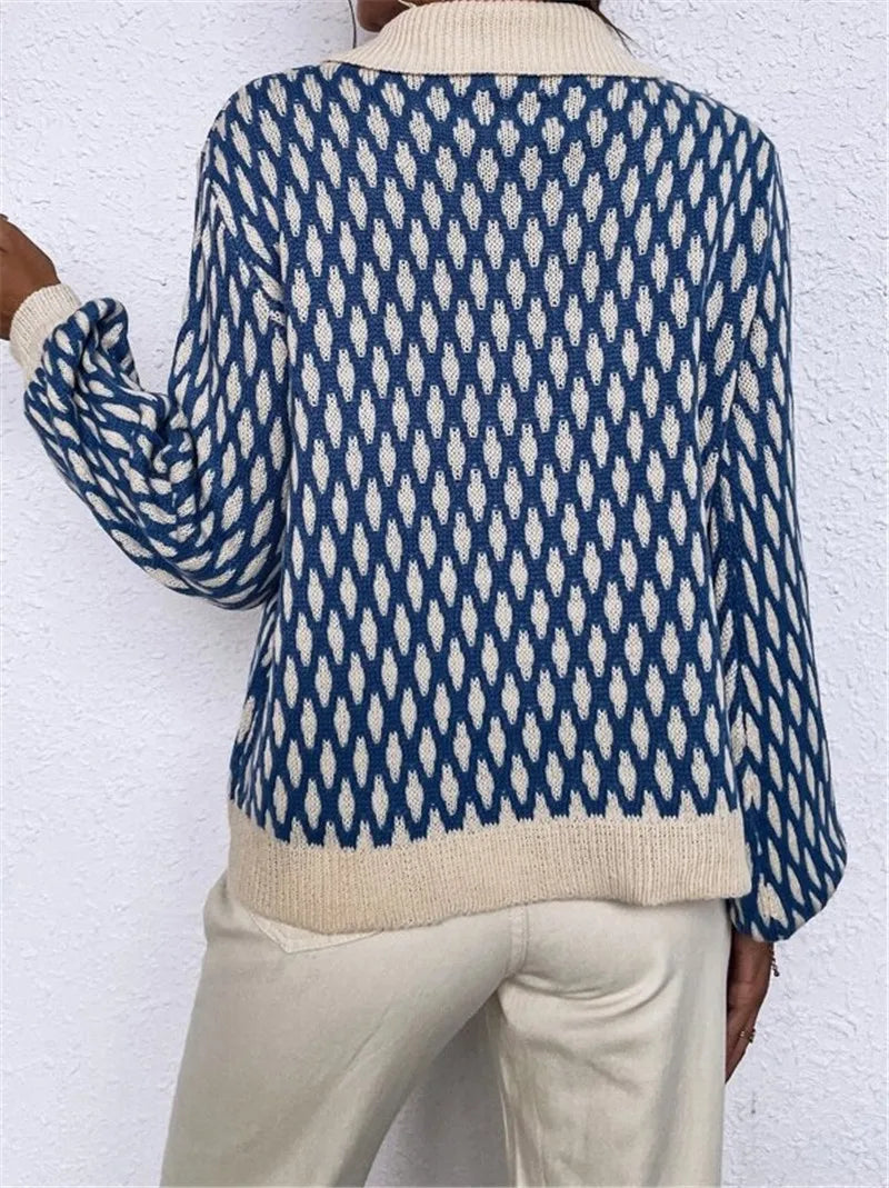 Stilla | Oversized Strikpullover til Damer